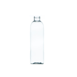 250ml Clear PET Tall Boston Round Bottle, 24/410 Neck